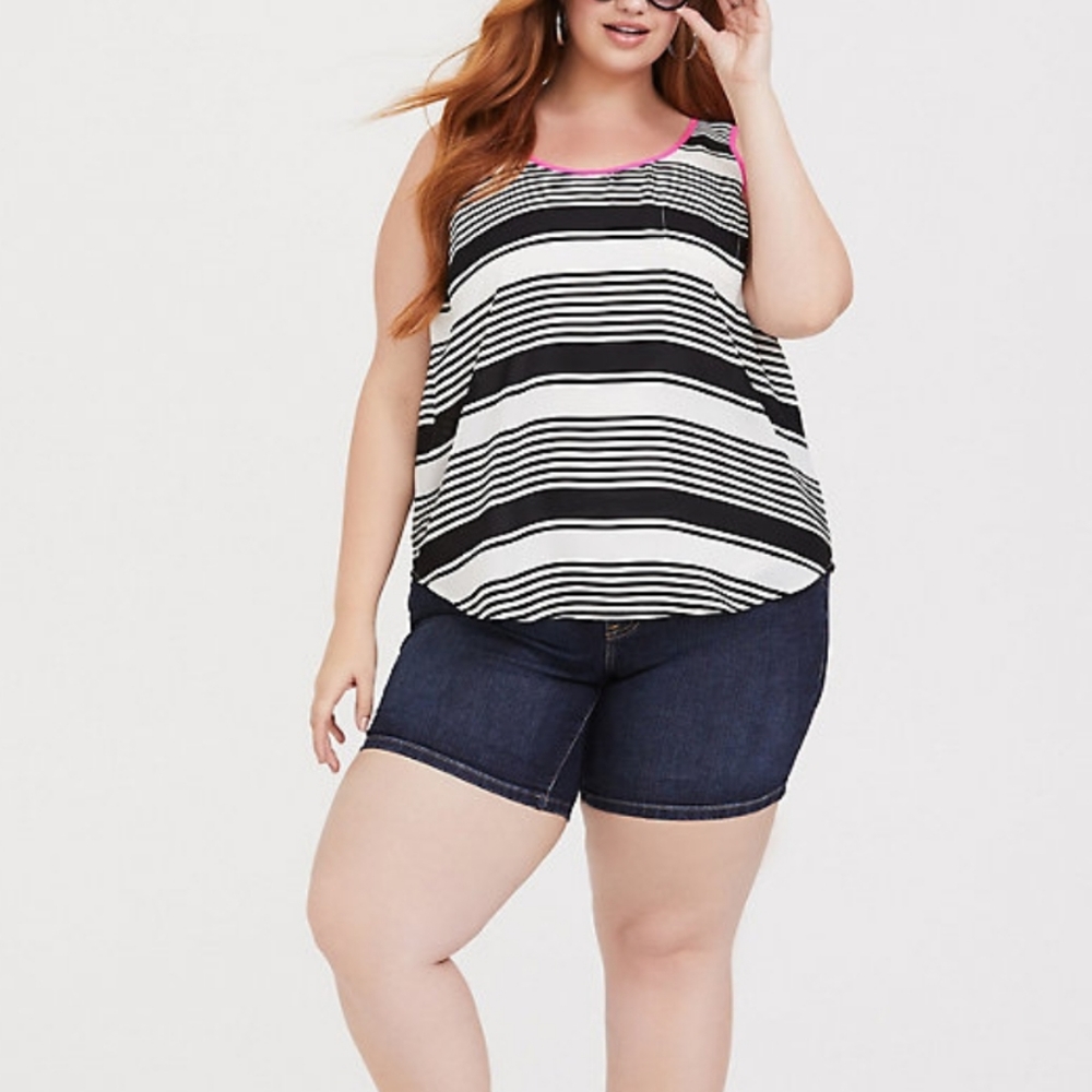 Torrid Striped Tank - Picture 3 of 8